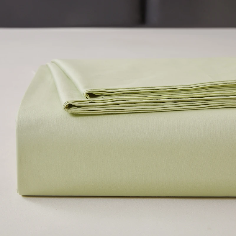 WASART Summer pure cotton flat bed sheet and pillowcase 150x190 bedroom couple bed linen sets luxury single double bed king size