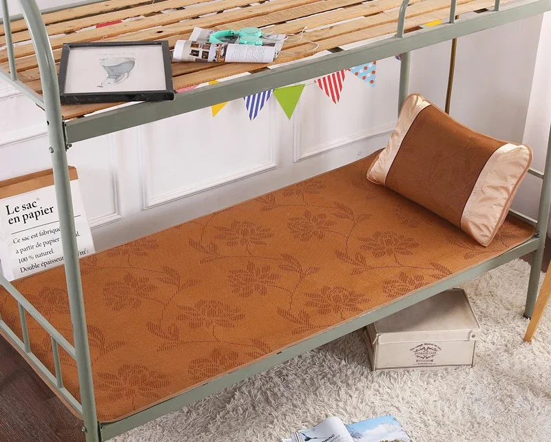 WASART Summer cool bamboo rattan mattress 135x200 cold sleeping mat single double folding cooling Ice sheet bed protection pad
