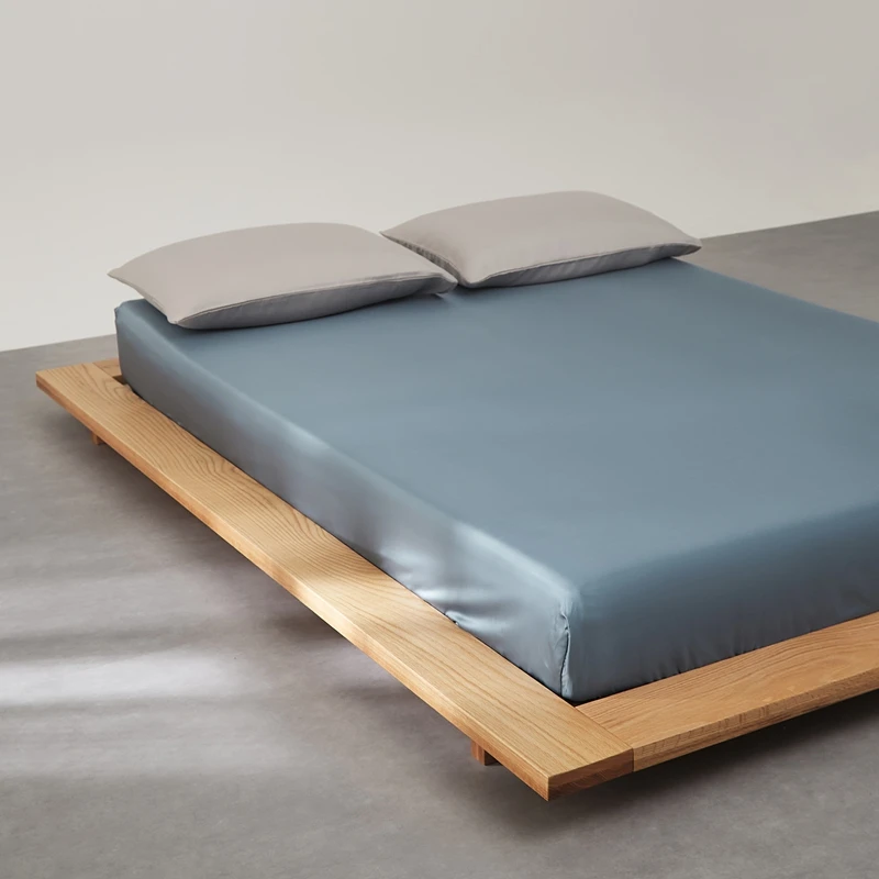 Pure Mulberry Silk Fitted Sheet Single Double King Queen Size Mattress Cover Luxurious High-End 100% Silk Bedding Sheets 160/200