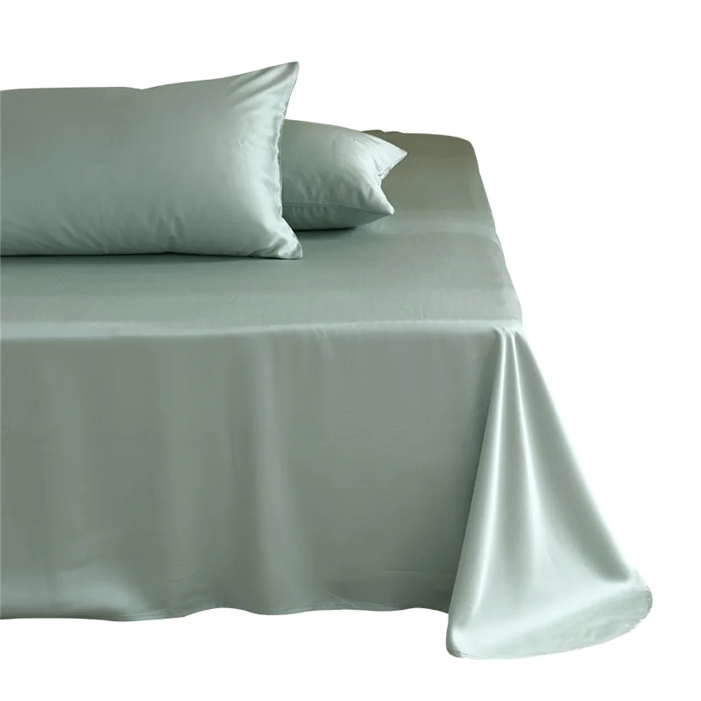 1pc 100% Mulberry Silk Flat Bed Sheet 23 Momme Natural Silk Bedding Bed Linen Ultra Soft Breathable Bedsheet Customized Any Size