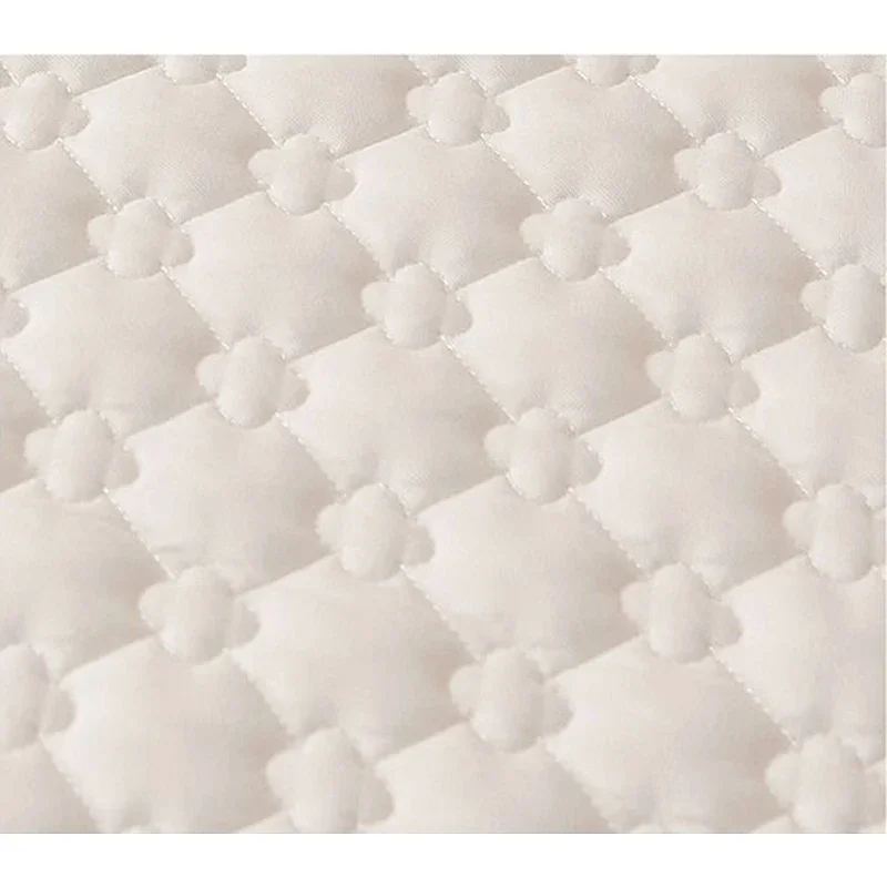 WASART Quilted thicken white bed sheet summer bedspread couple 2 people bed linens luxury double bed bedding king size 180x200cm