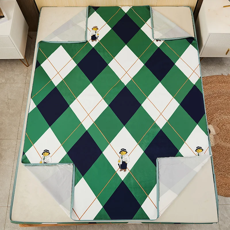 100% Waterproof Mattress Cover with Zipper Closure Six Sides All Inclusive Mattress Protector Soft Fitted Sheet Customized Size