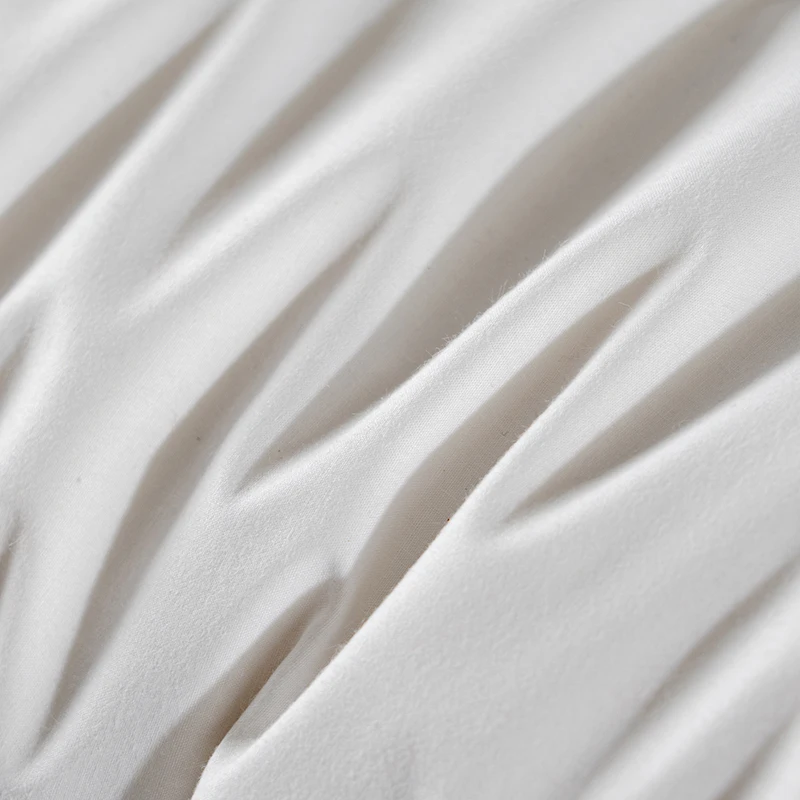 Luxury 3D Bread White Goose Down Feather Pillows for Sleeping Body Neck Protection Bed Pillows Soft Comfort 100% Cotton Cover