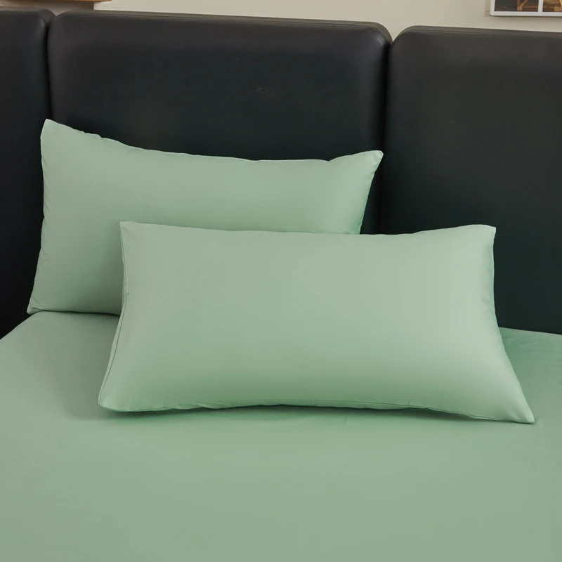 WASART Summer pure cotton flat bed sheet and pillowcase 150x190 bedroom couple bed linen sets luxury single double bed king size