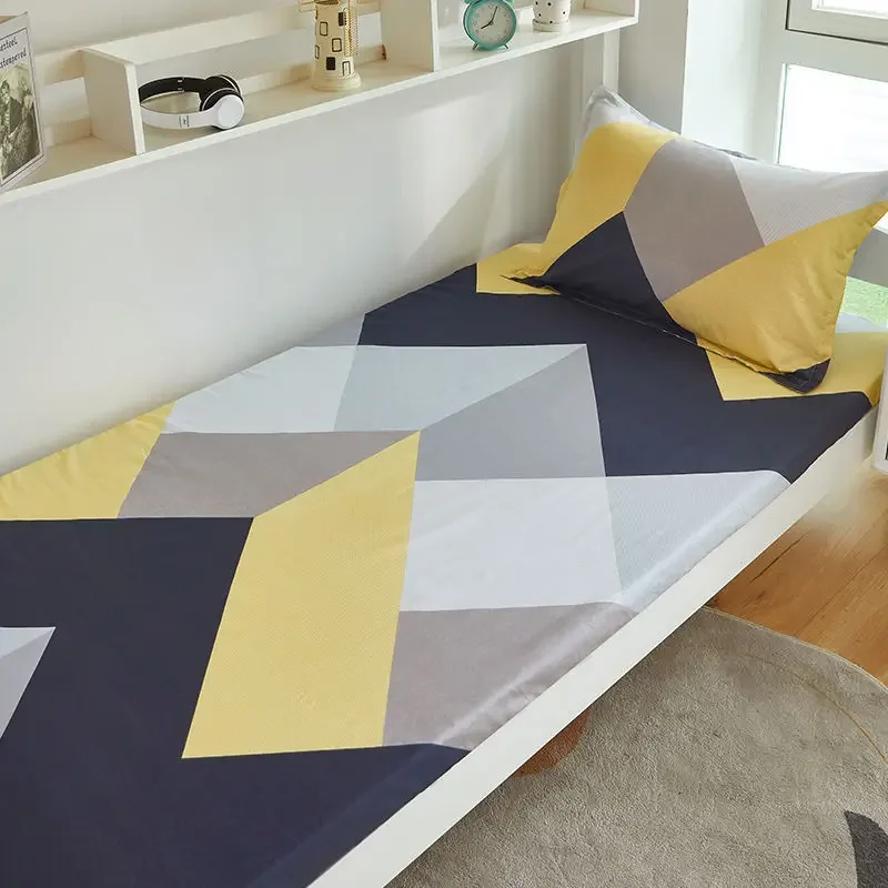 WASART 360° fully enclosed with zipper cotton mattress protector cover single double bed white sheet protection pad king size