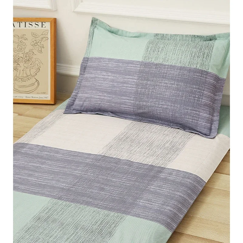 WASART Fully enclosed with zipper mattress protector cover geometric printed baby couple single double bed sheet protection pad