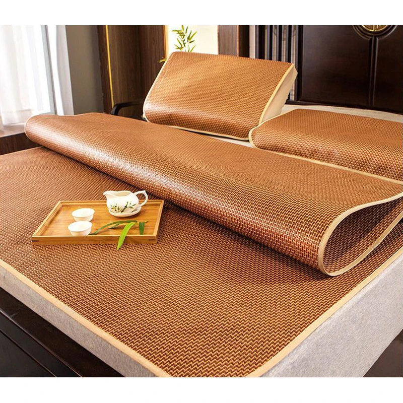 WASART Summer bamboo rattan mattress adult baby cool sleeping mat kit 90/150 single double bed foldable sheet bed protection pad