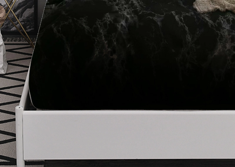 Bed Sheet Fitted Sheets With Elastic Band 160 Bed Mattress Cover Bedsheet Bedding Bed Linen Single Double150 180 200 135 90